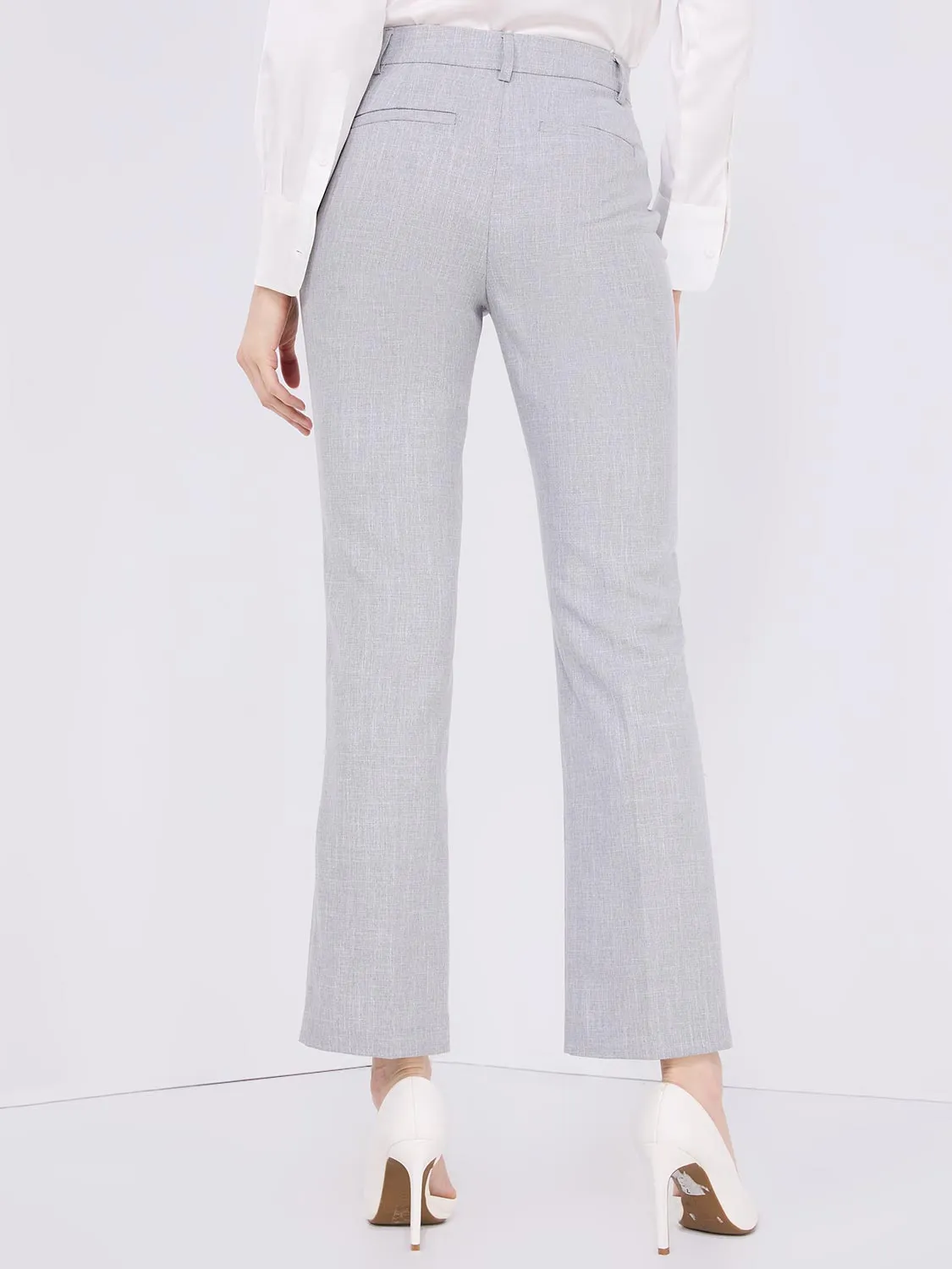 Classic Rise Straight-Leg Trousers sold by Suzy Shier product image thumbnail 4