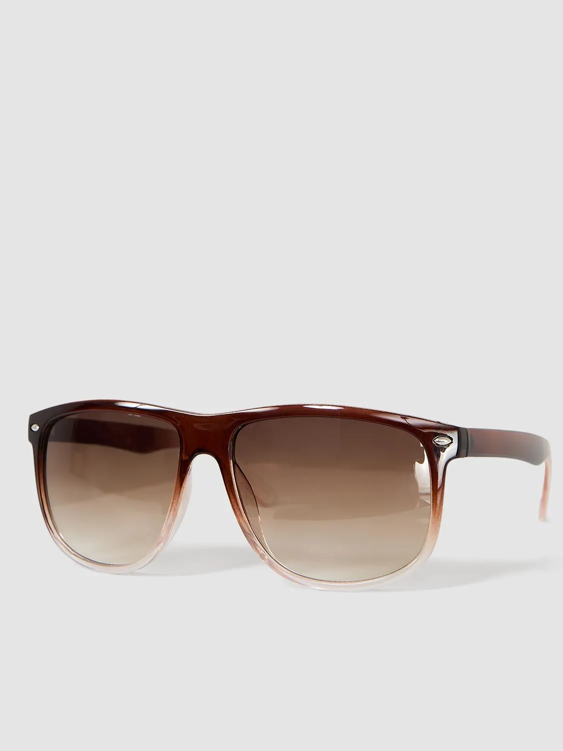 Clear Frame Wayfarer Sunglasses sold by Suzy Shier product image thumbnail 2