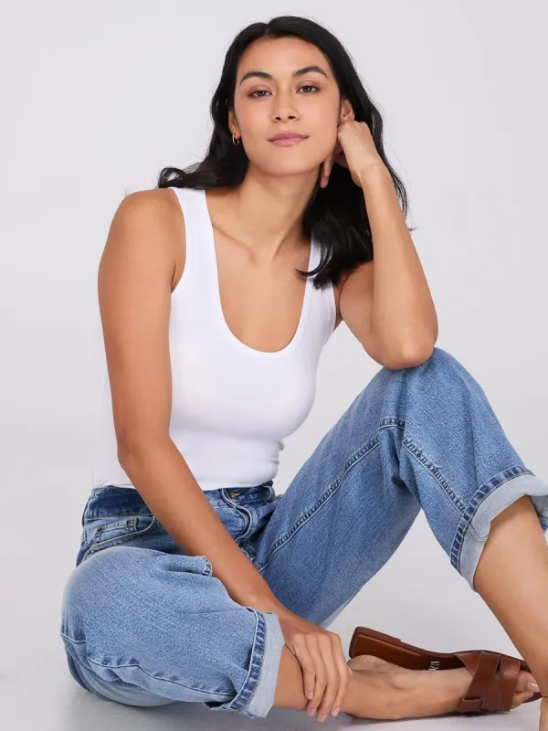 Scoop Neck Tank Top sold by Suzy Shier