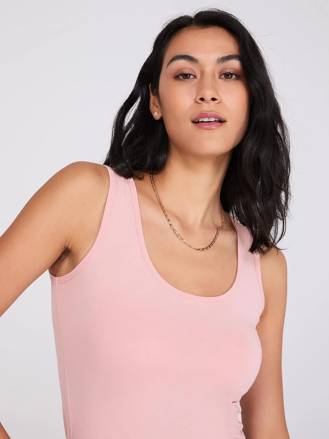 Scoop Neck Tank Top sold by Suzy Shier product image thumbnail 3