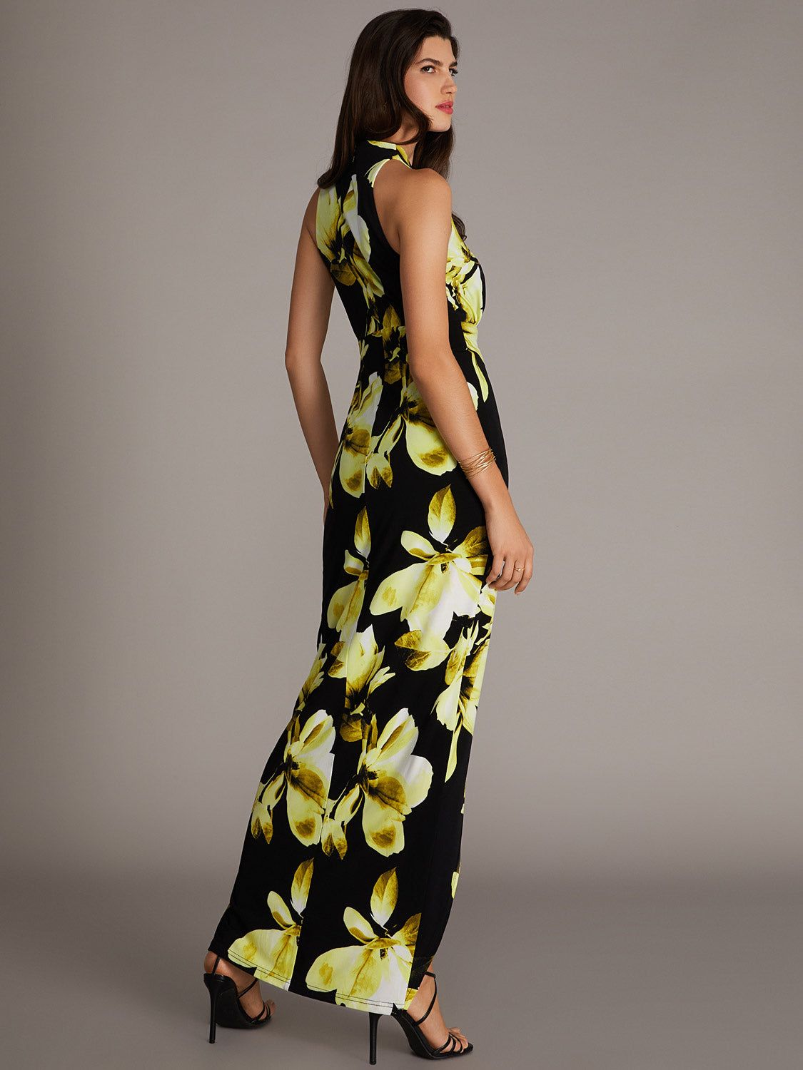 Printed Mock Neck Gown sold by Suzy Shier product image thumbnail 4