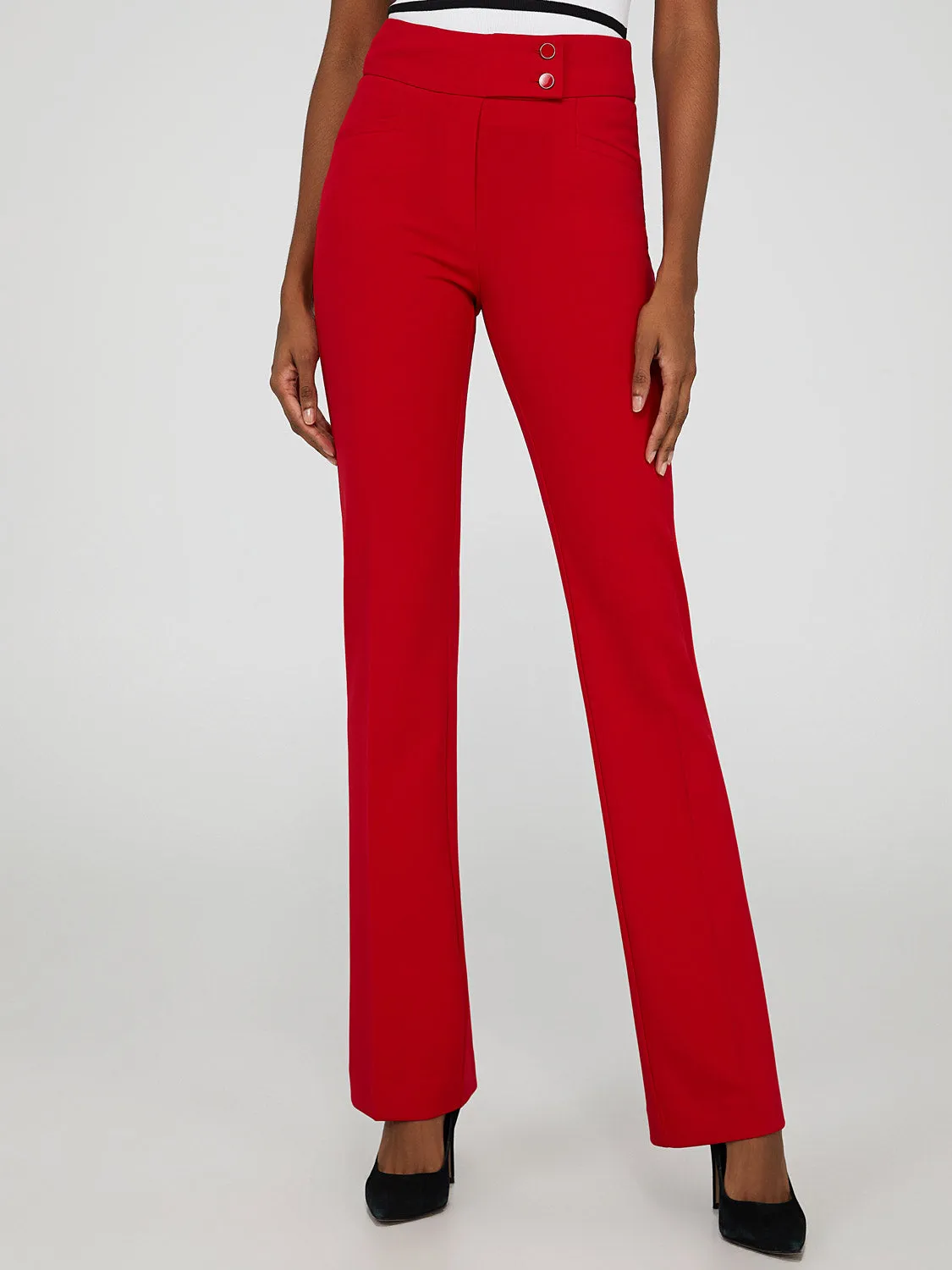 Pull-On Fit & Flare Pants sold by Suzy Shier