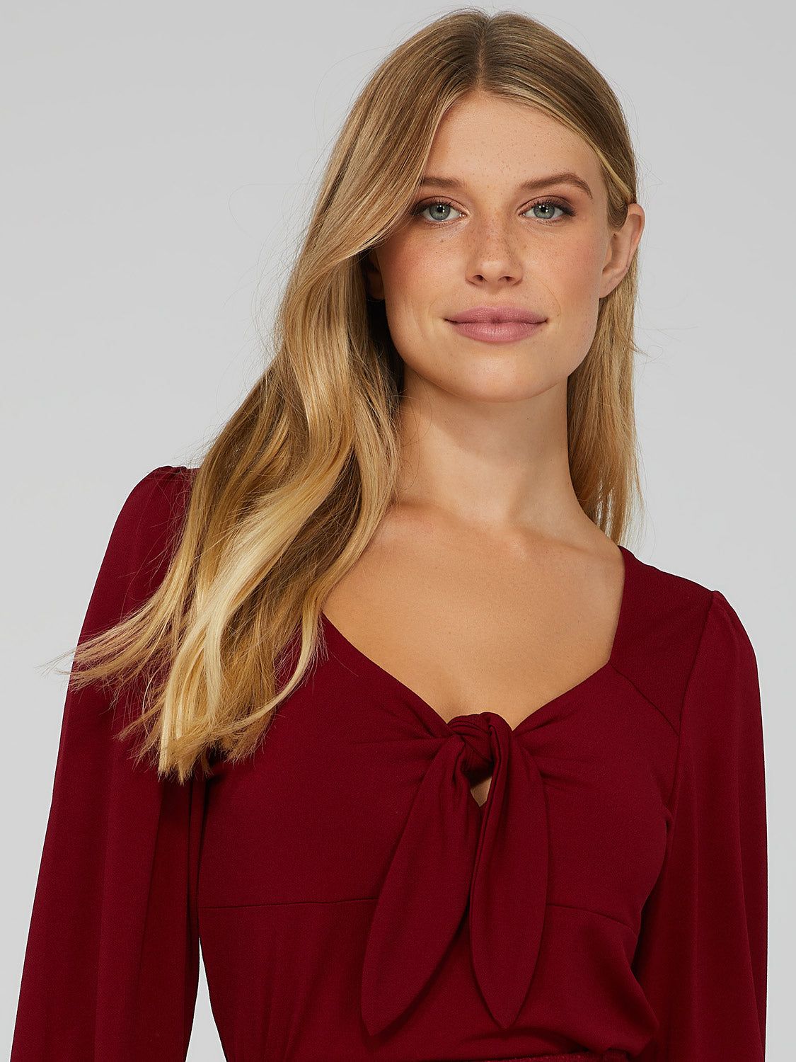 Sweetheart Tie-Front Top sold by Suzy Shier product image thumbnail 7