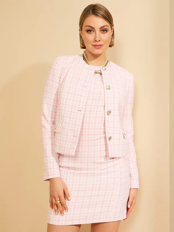 Cropped Boucle Jacket sold by Suzy Shier