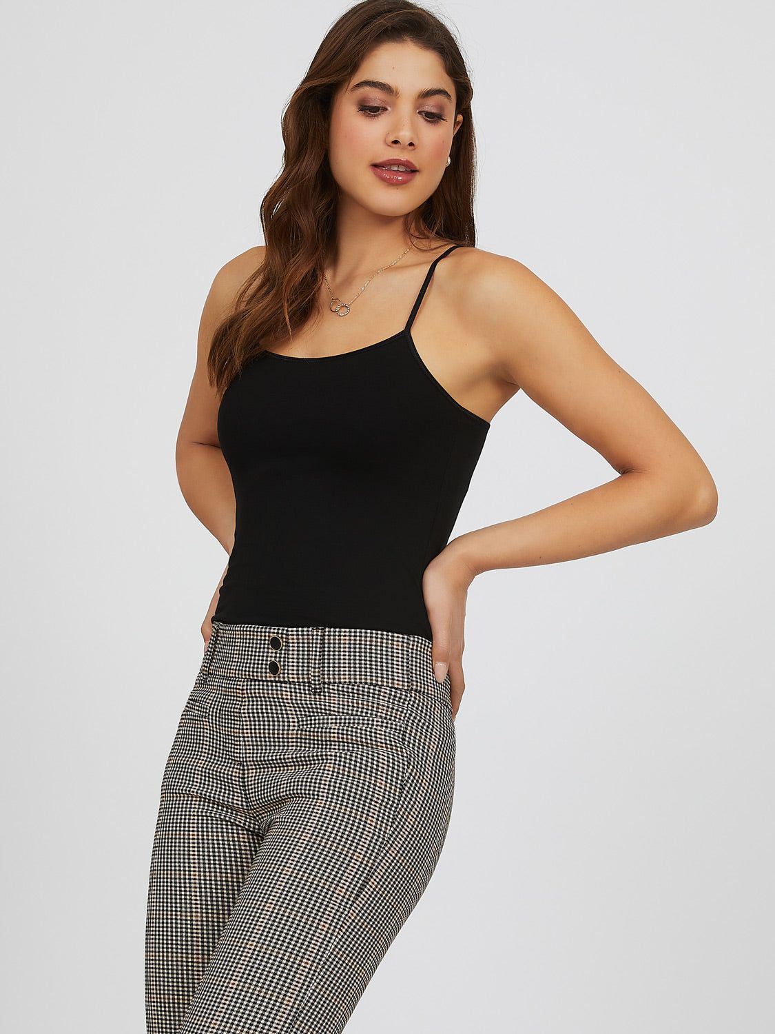 Adjustable Straps Organic Cotton Camisole sold by Suzy Shier product image thumbnail 2