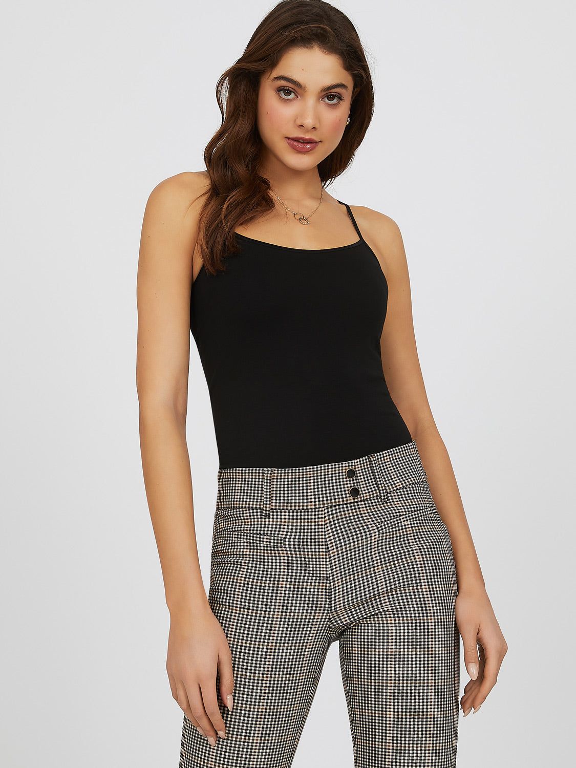 Adjustable Straps Organic Cotton Camisole sold by Suzy Shier