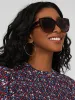 Oversized Tortoise Wayfarer Sunglasses sold by Suzy Shier
