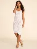V-Neck Patterned Sequin Fitted Midi Dress sold by Suzy Shier
