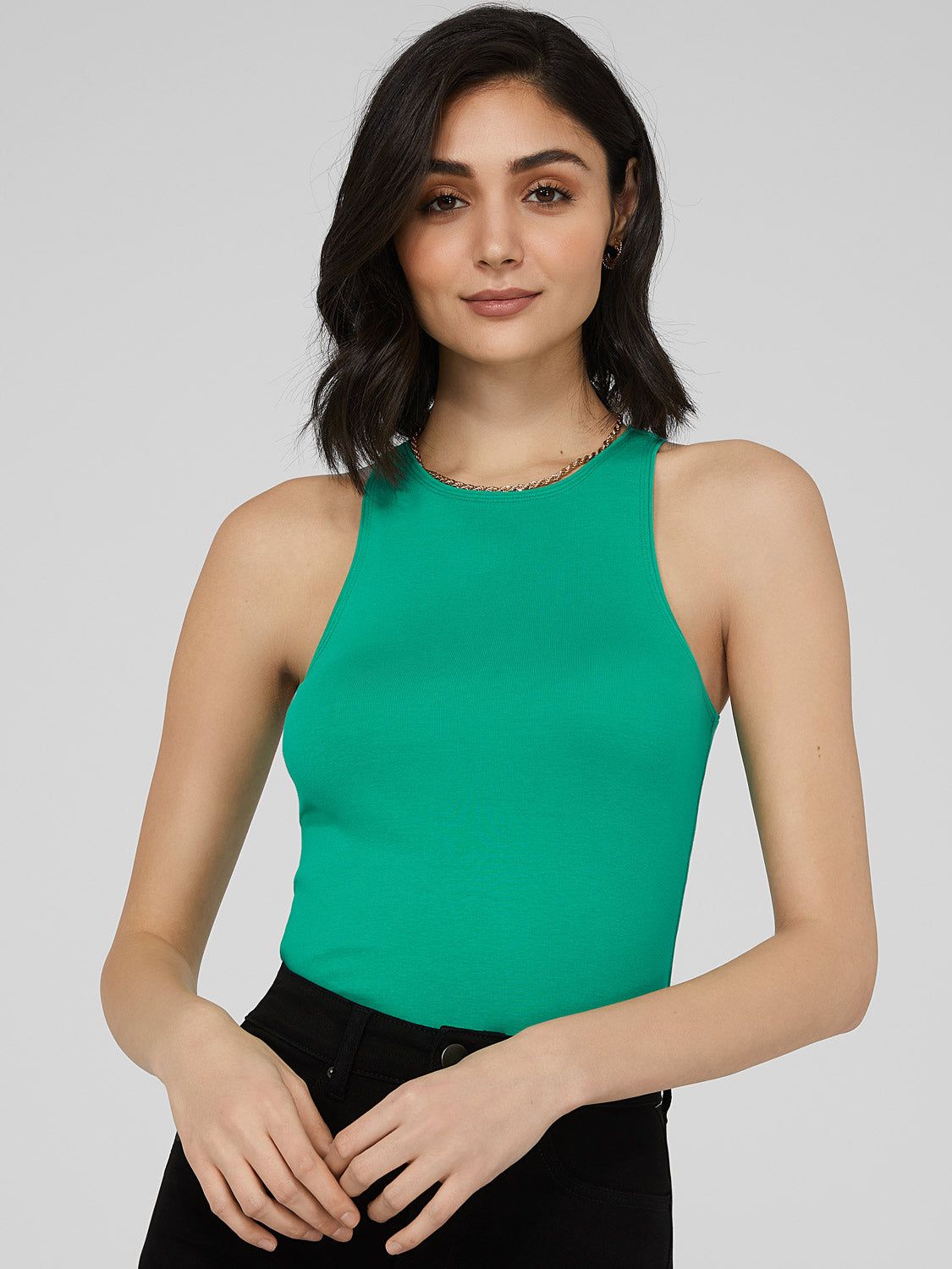 High Neck Tank Top sold by Suzy Shier product image thumbnail 6