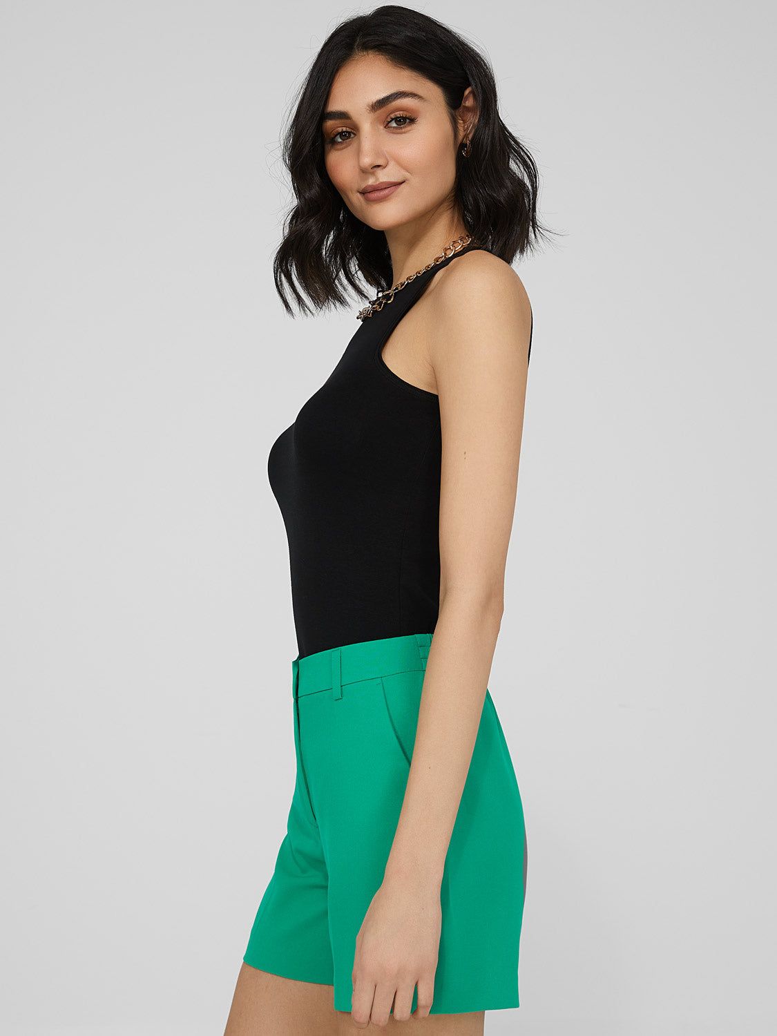 High Neck Tank Top sold by Suzy Shier product image thumbnail 11