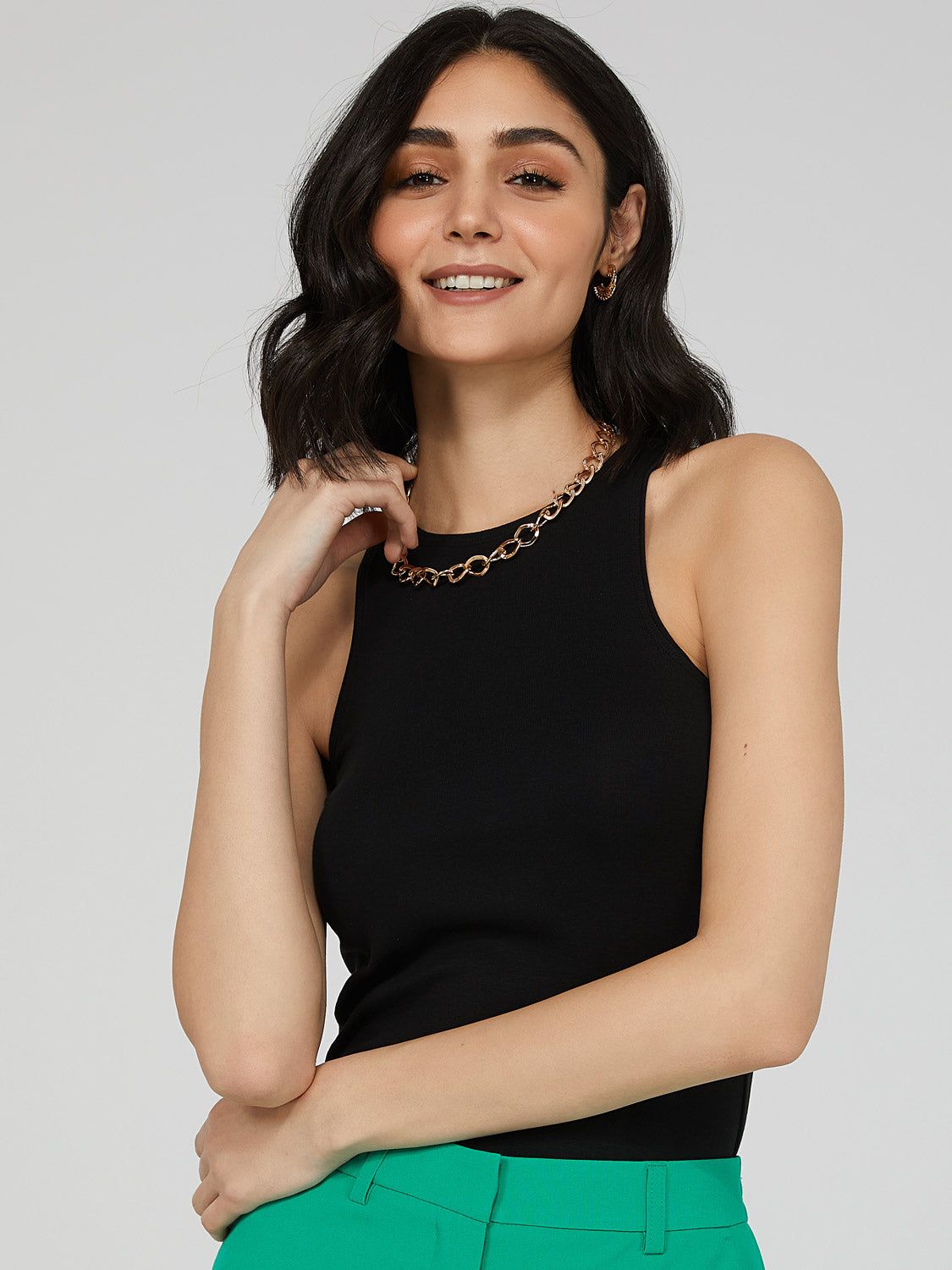 High Neck Tank Top sold by Suzy Shier product image thumbnail 9