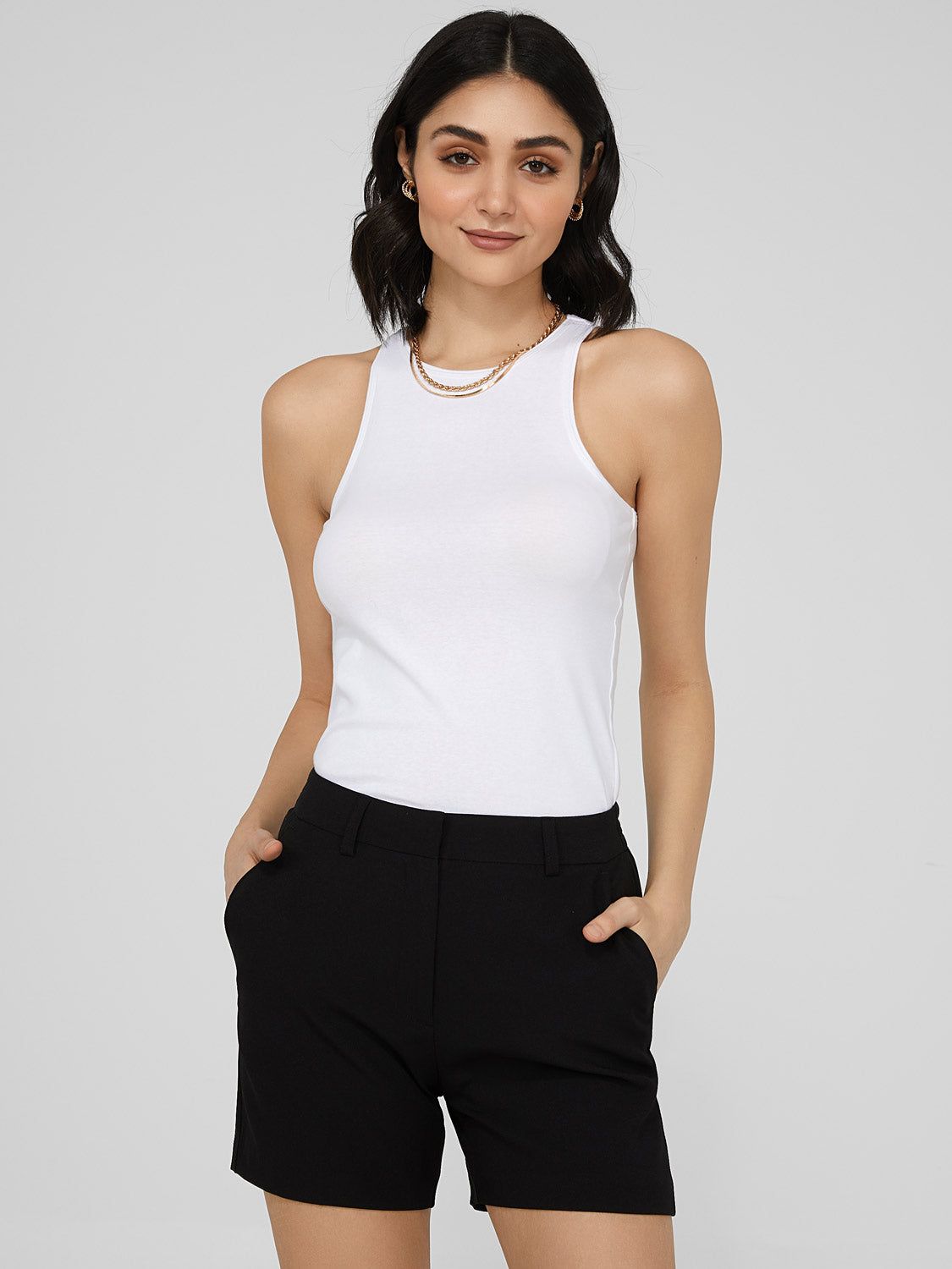 High Neck Tank Top sold by Suzy Shier