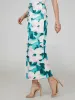 Satin Floral Print Maxi Skirt With Drawstring sold by Suzy Shier