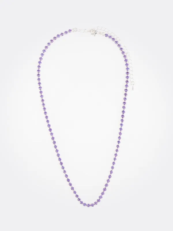 Jewelled Tennis Necklace sold by Suzy Shier