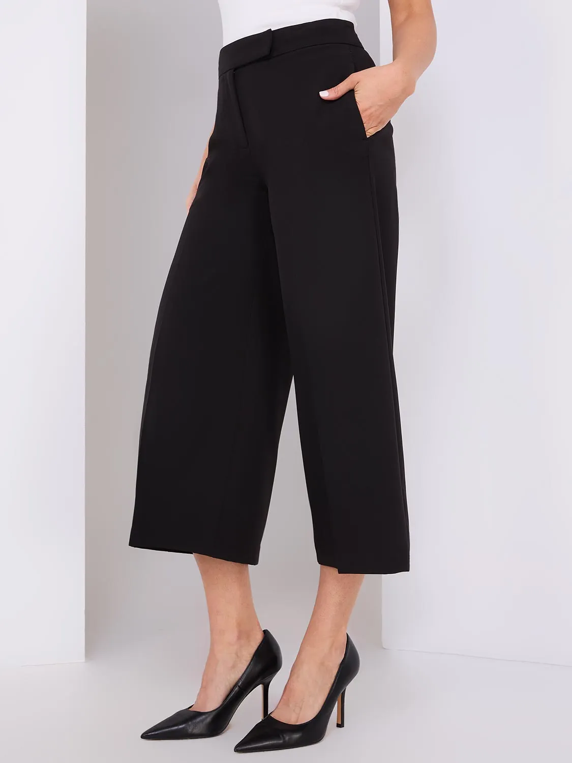 Wide Leg Gaucho Pants sold by Suzy Shier product image thumbnail 5