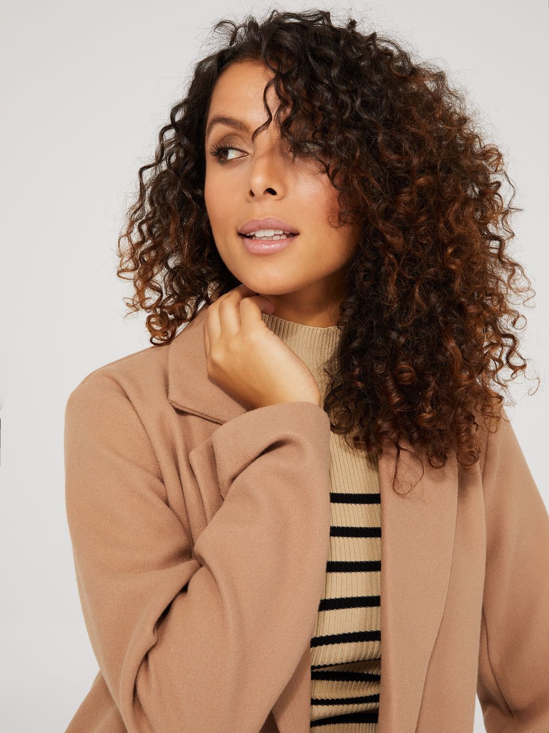 Car Coat With Front Welt Pockets sold by Suzy Shier product image thumbnail 2