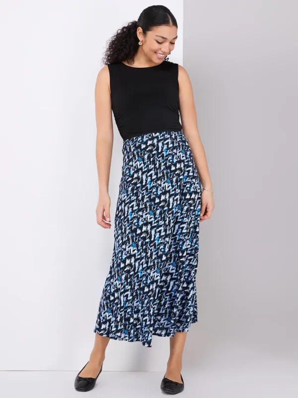 Printed A-Line Skirt sold by Suzy Shier