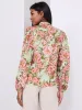 Printed Popover Bow Blouse sold by Suzy Shier