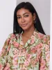 Printed Popover Bow Blouse sold by Suzy Shier