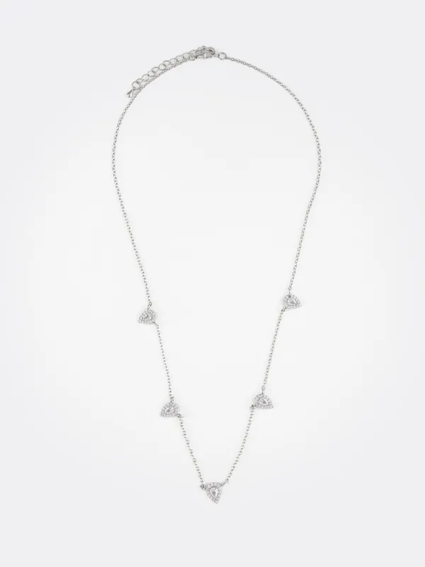 Tear Drop Station Necklace sold by Suzy Shier