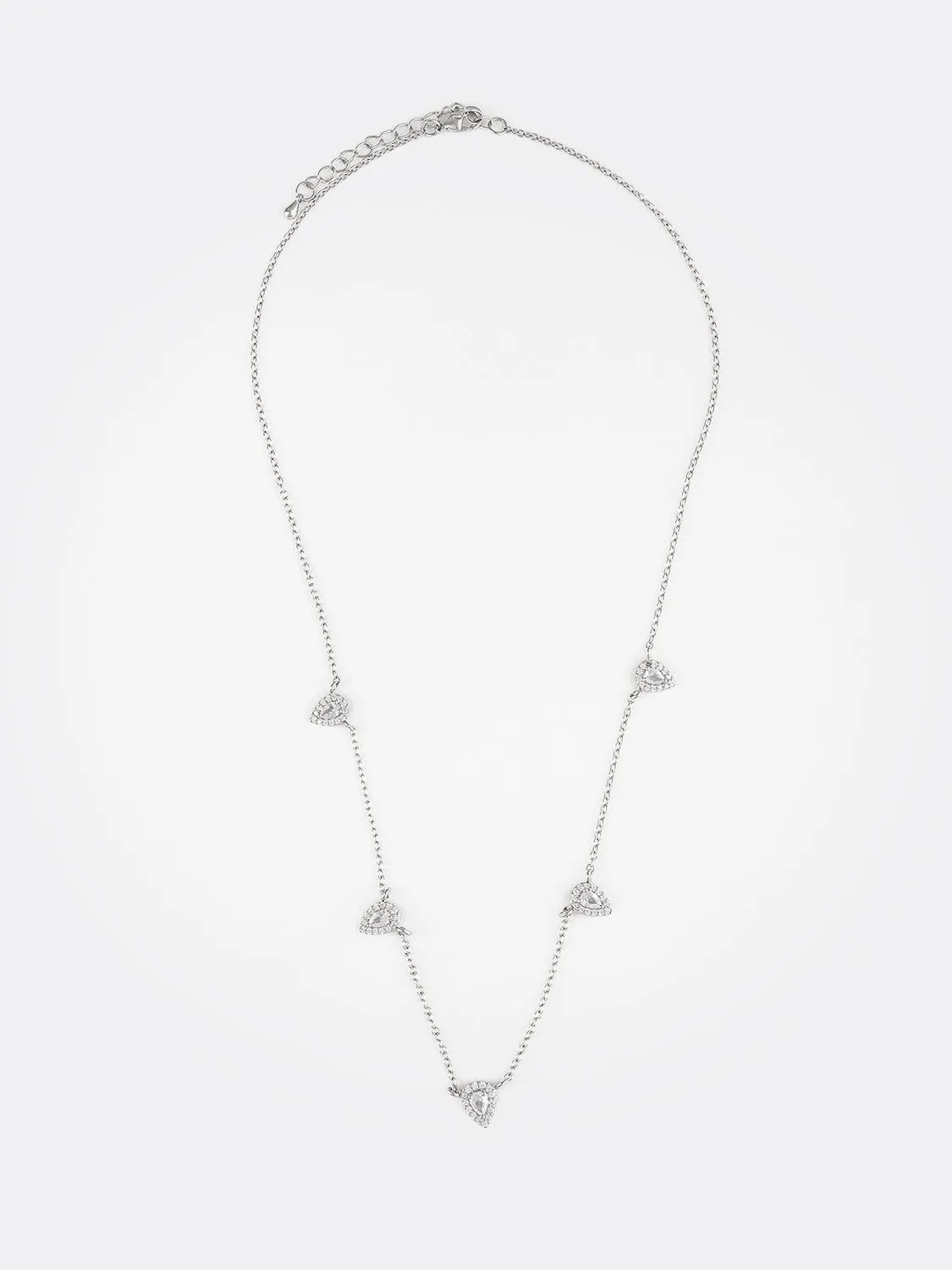 Tear Drop Station Necklace sold by Suzy Shier