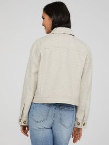 Short Wool Jacket With Pockets sold by Suzy Shier