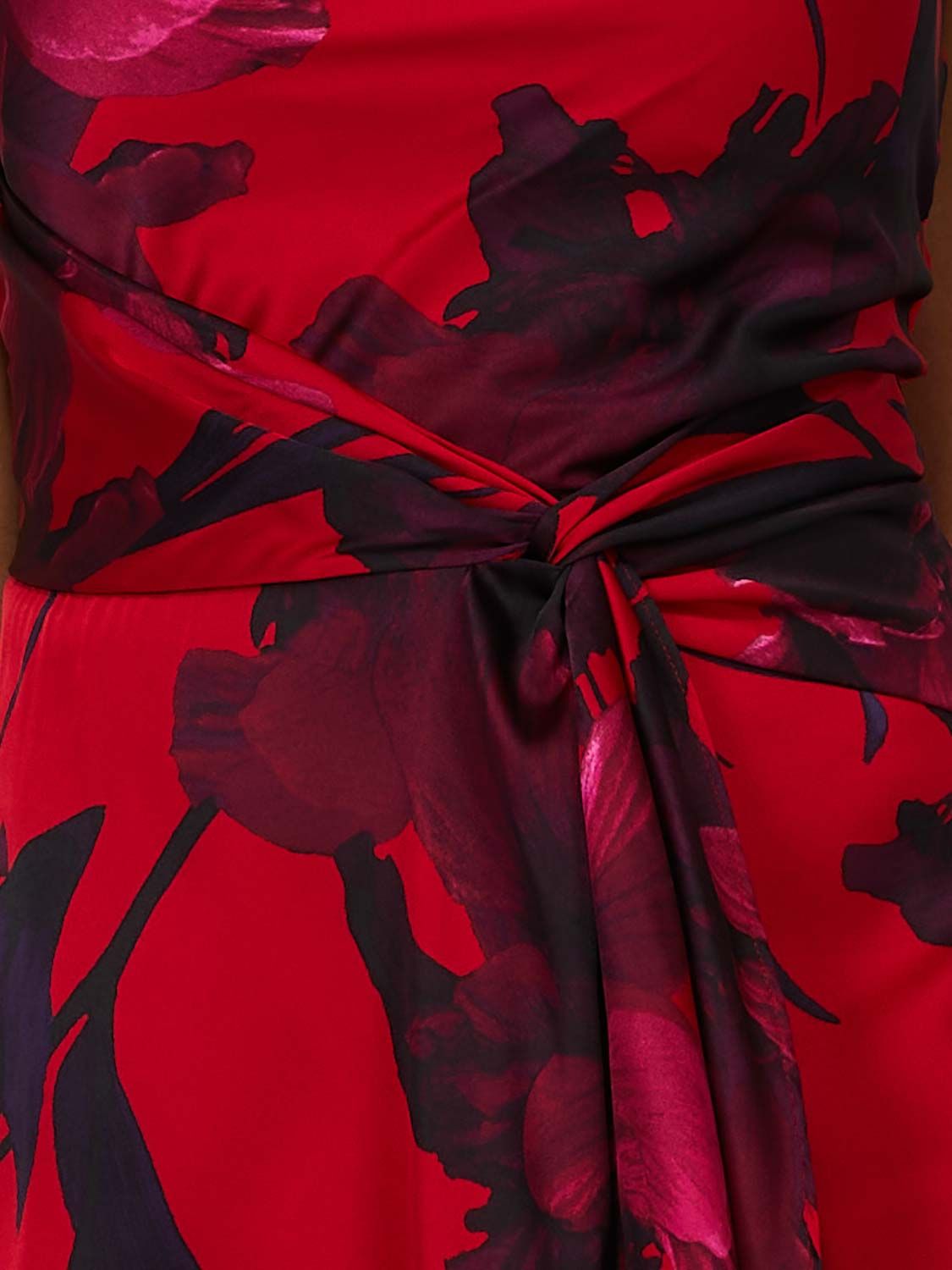 Cowl Neck Satin Midi Dress sold by Suzy Shier product image thumbnail 6