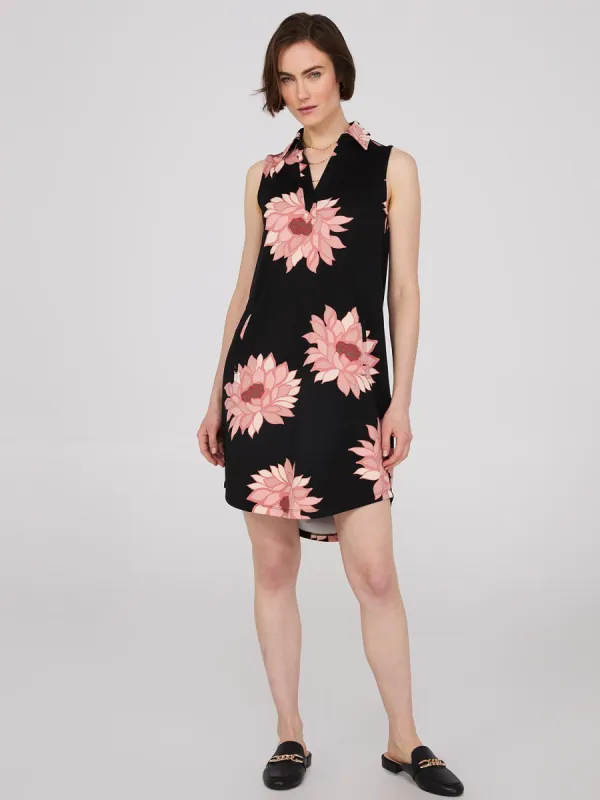 Floral Print Popover Dress With Pockets sold by Suzy Shier