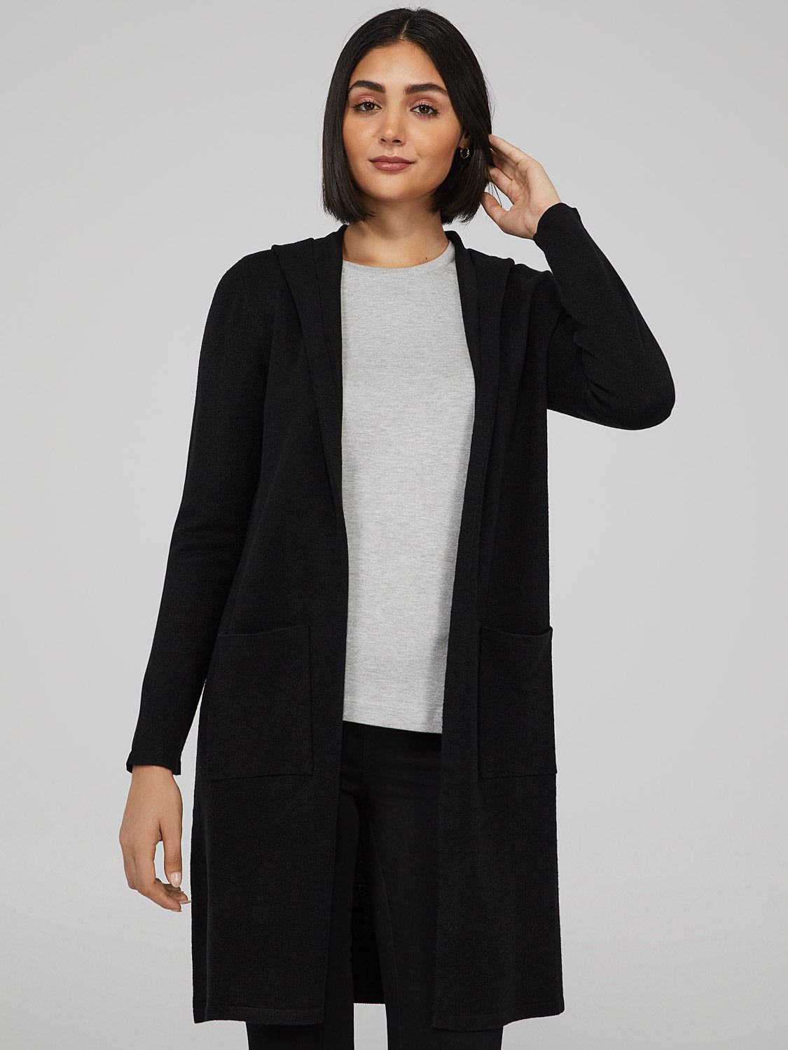 Long Hoodie Sweater sold by Suzy Shier product image thumbnail 10