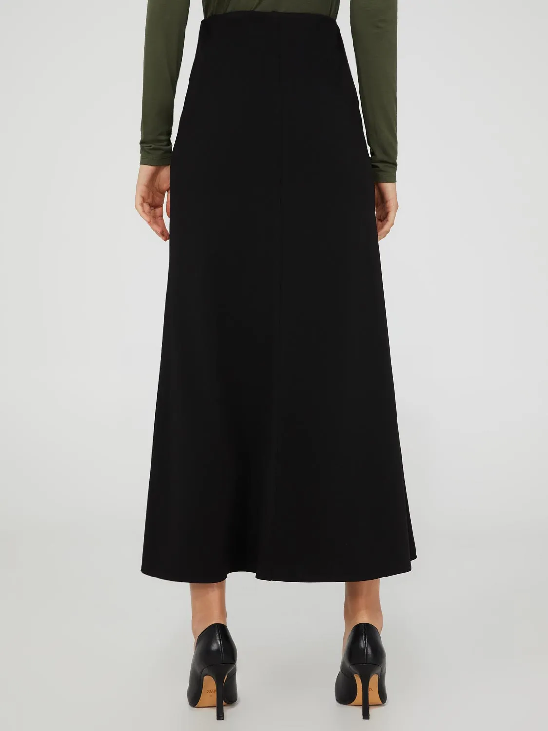 Crepe Pull-On Maxi Skirt sold by Suzy Shier product image thumbnail 4