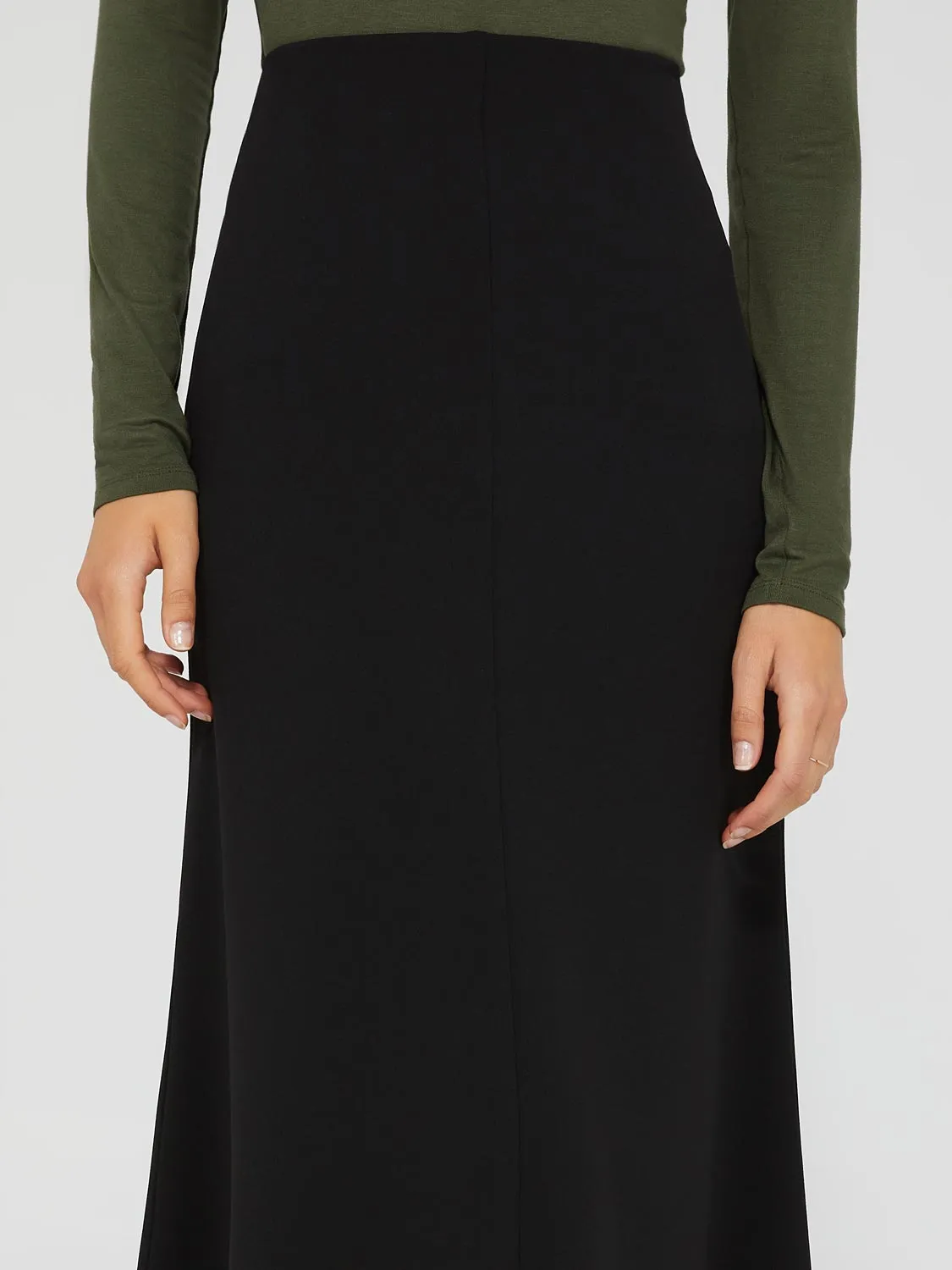 Crepe Pull-On Maxi Skirt sold by Suzy Shier product image thumbnail 2