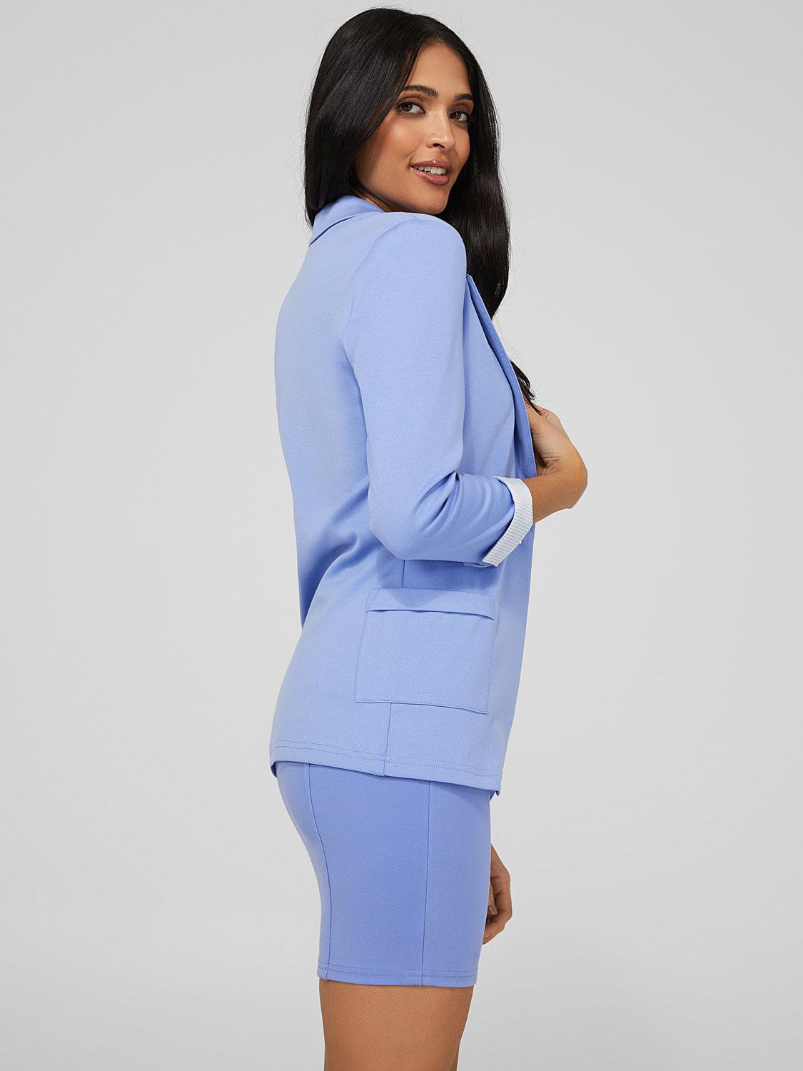 3/4 Cuffed Sleeve Blazer sold by Suzy Shier product image thumbnail 19