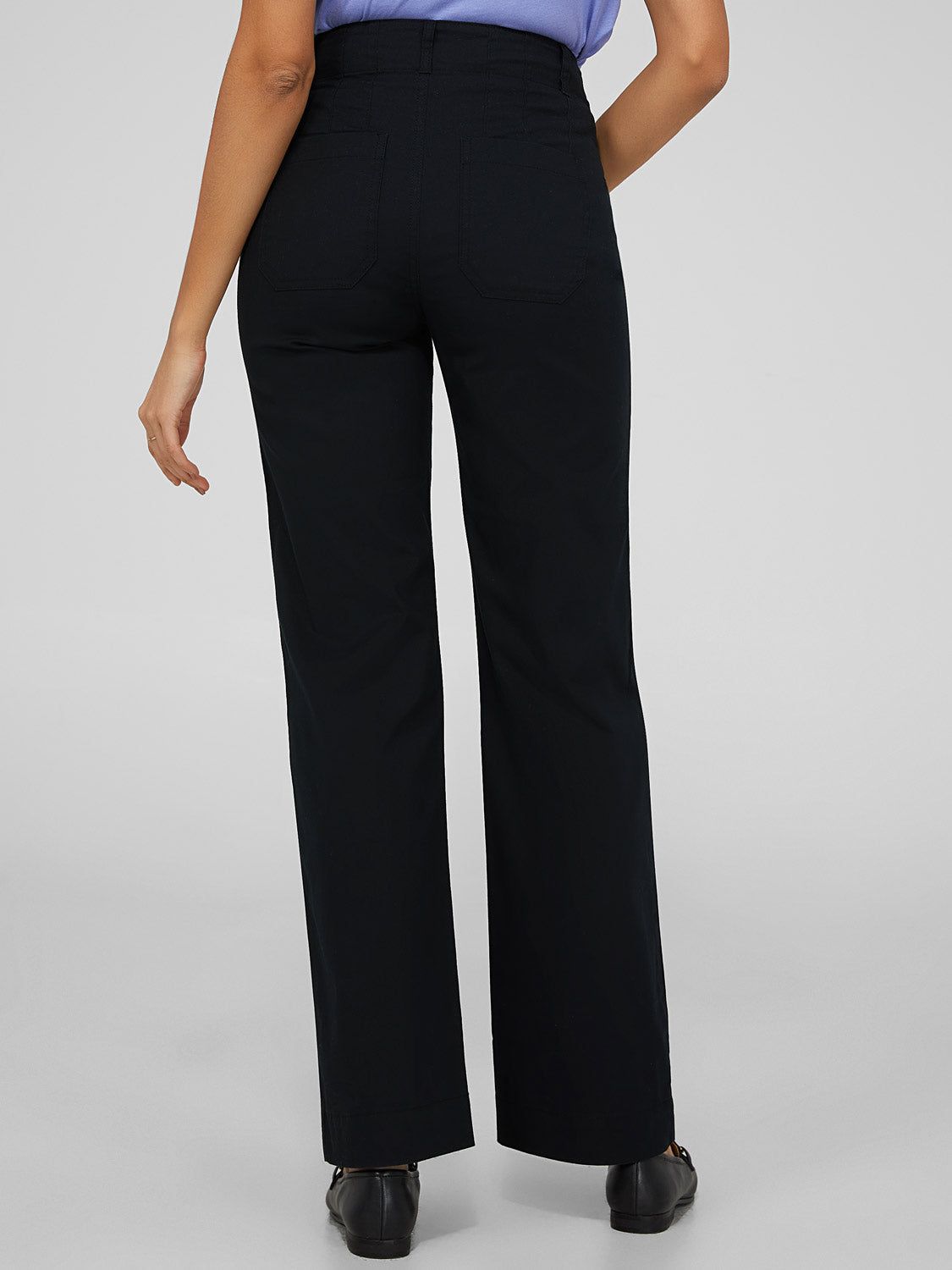 High-Waisted Wide Leg Pants sold by Suzy Shier product image thumbnail 4