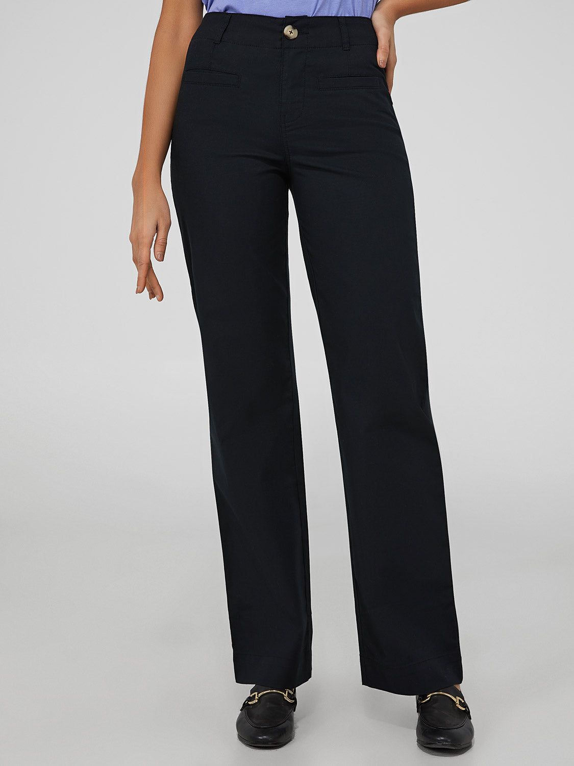High-Waisted Wide Leg Pants sold by Suzy Shier