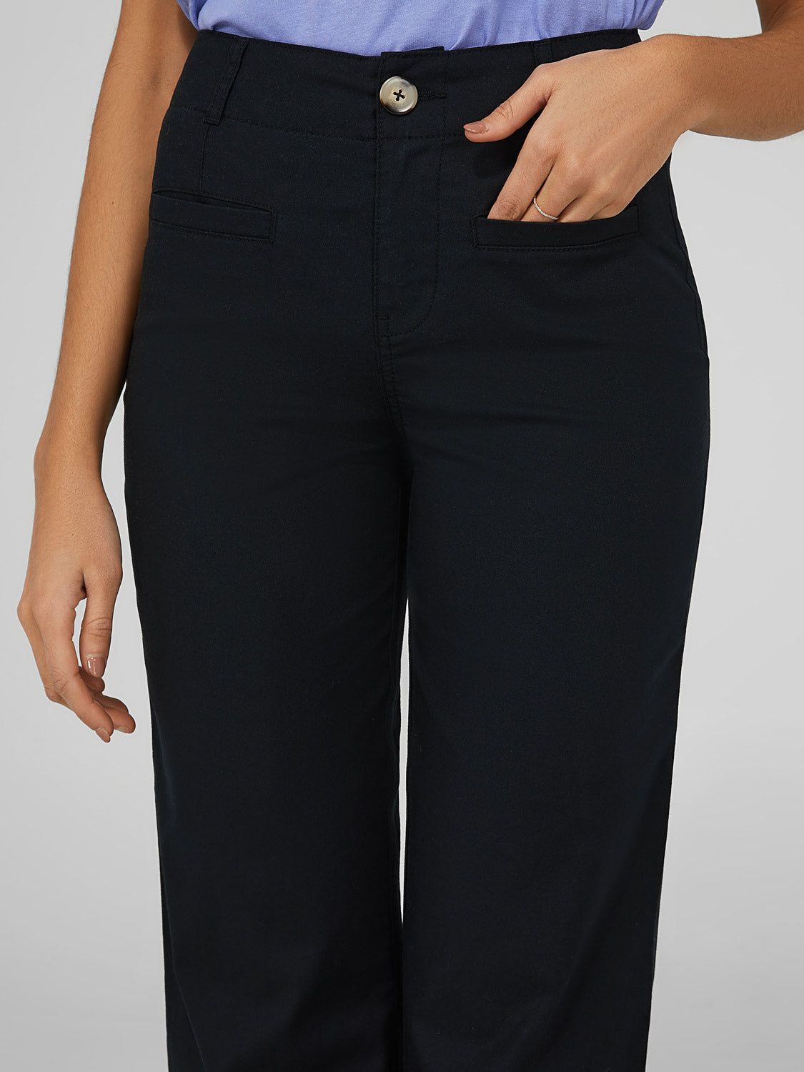 High-Waisted Wide Leg Pants sold by Suzy Shier product image thumbnail 2