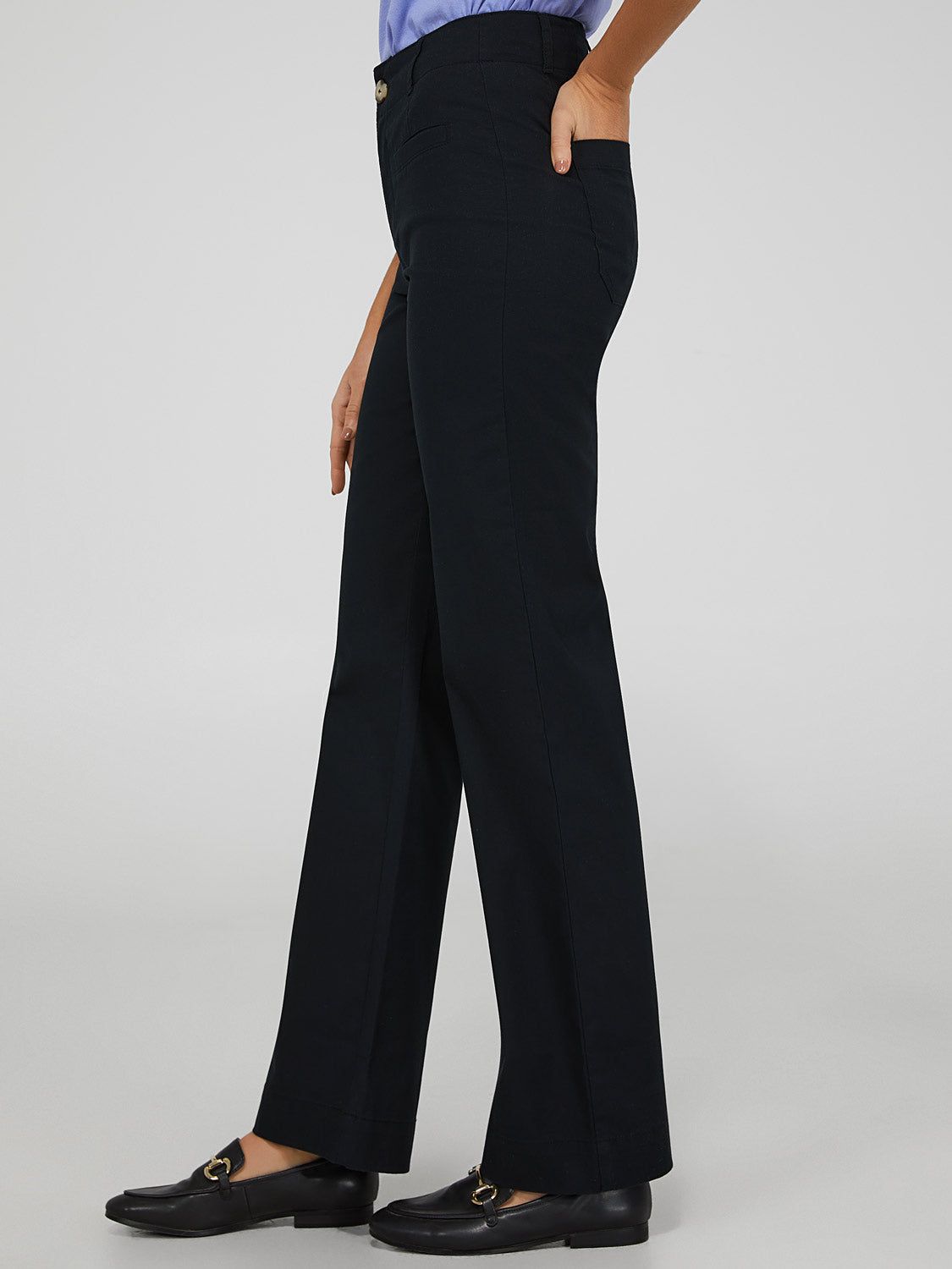 High-Waisted Wide Leg Pants sold by Suzy Shier product image thumbnail 3
