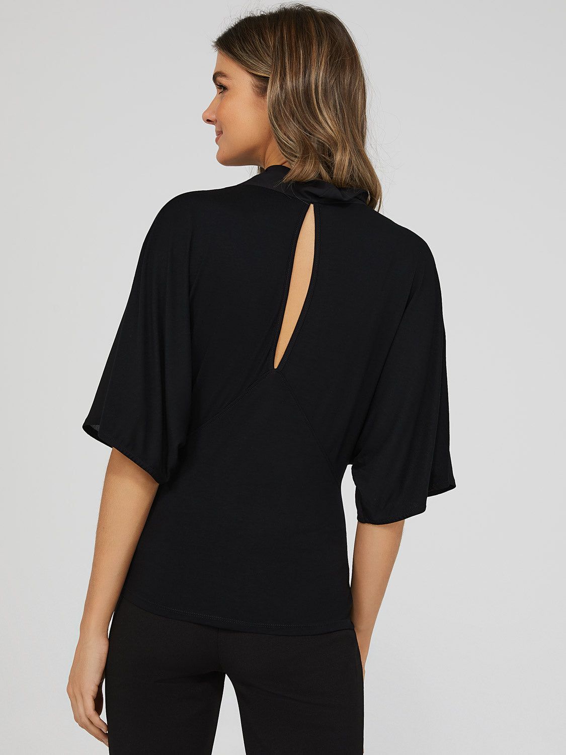 Kimono Sleeve Cowl Neck Top sold by Suzy Shier product image thumbnail 5