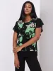 Floral Print 2-Fer Chiffon Crew Neck Top sold by Suzy Shier