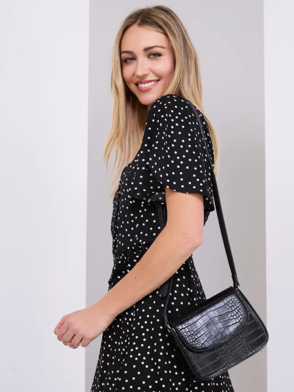 Crocodile Embossed Crossbody Bag sold by Suzy Shier