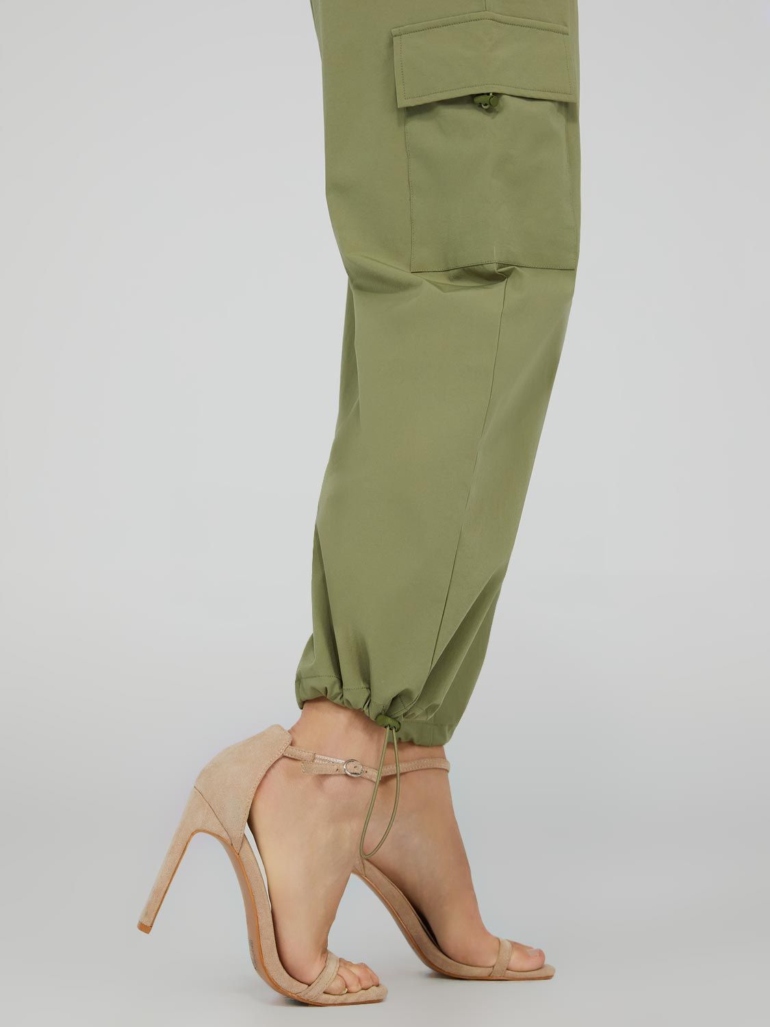 Parachute Pants With Cargo Pockets sold by Suzy Shier product image thumbnail 3