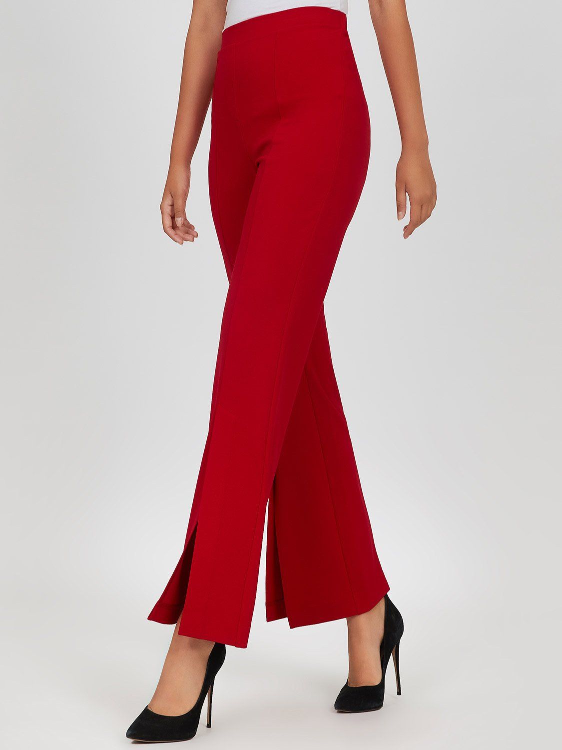Tailored Split-Hem Trousers sold by Suzy Shier