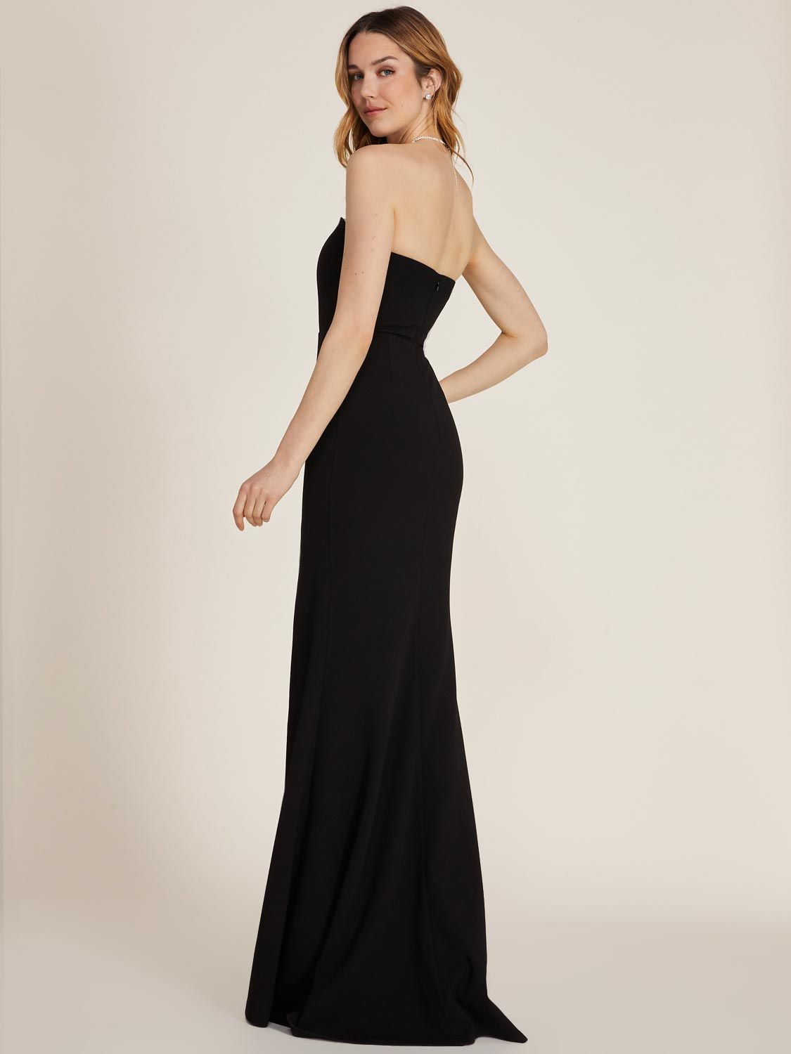 Off-The-Shoulder Gown With Jewelled Neckline sold by Suzy Shier product image thumbnail 5