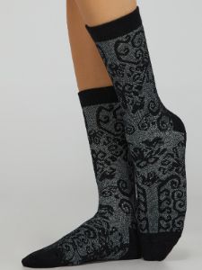 Lace Print Socks sold by Suzy Shier