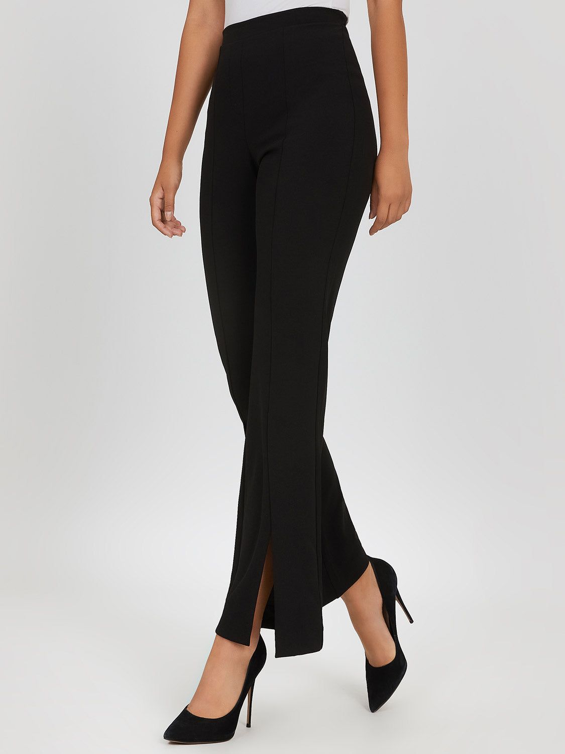 Tailored Split-Hem Trousers sold by Suzy Shier product image thumbnail 2