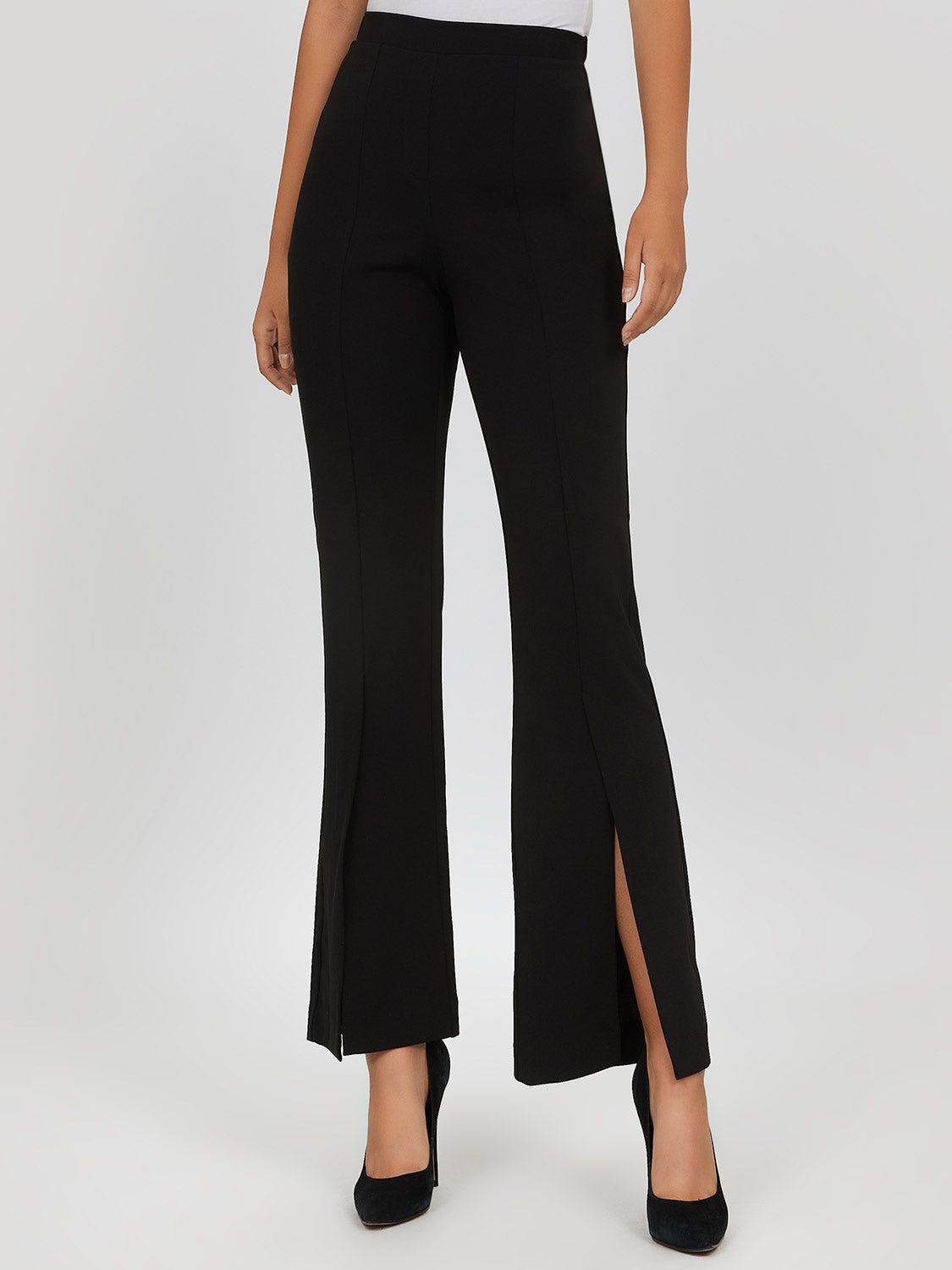 Tailored Split-Hem Trousers sold by Suzy Shier