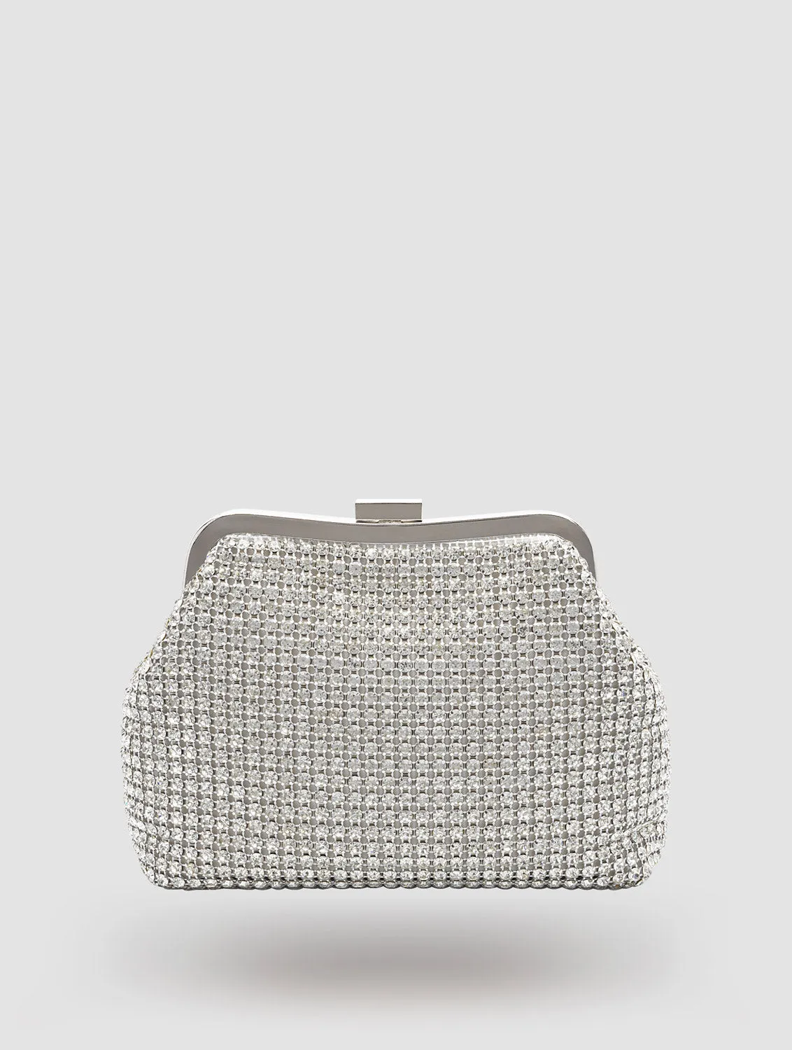 Rhinestone Minaudiere Pouch sold by Suzy Shier product image thumbnail 5