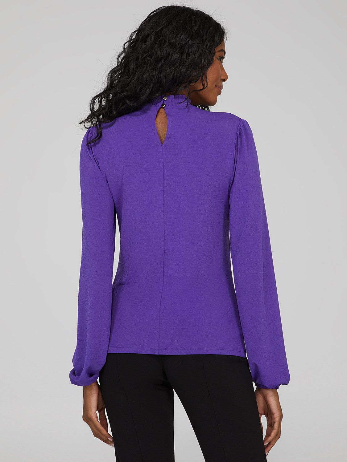 Bubble Sleeve Top sold by Suzy Shier product image thumbnail 5