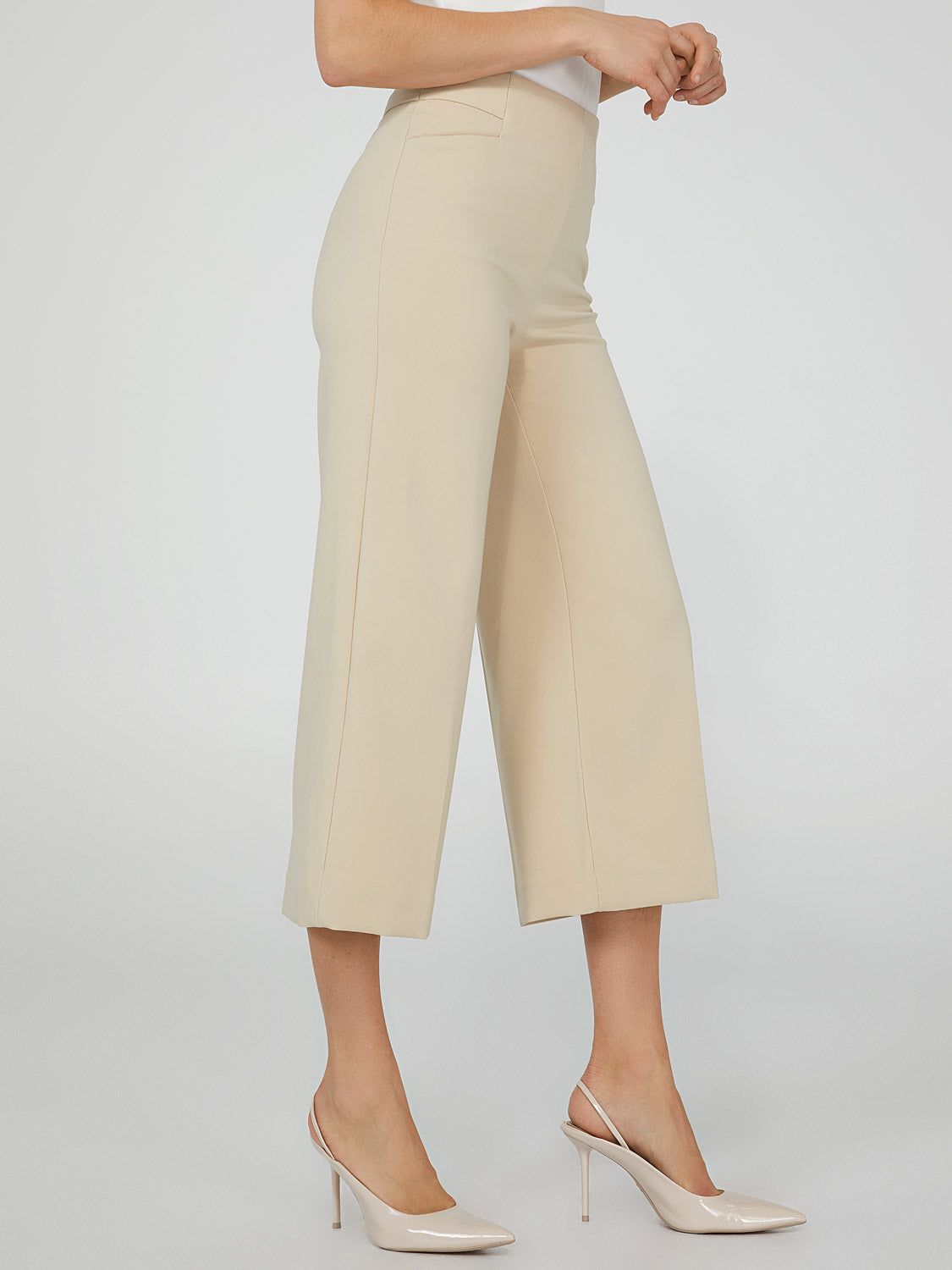 High Waisted Gaucho Pants sold by Suzy Shier product image thumbnail 7