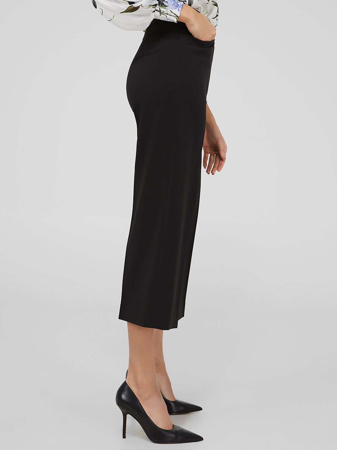 High Waisted Gaucho Pants sold by Suzy Shier product image thumbnail 16