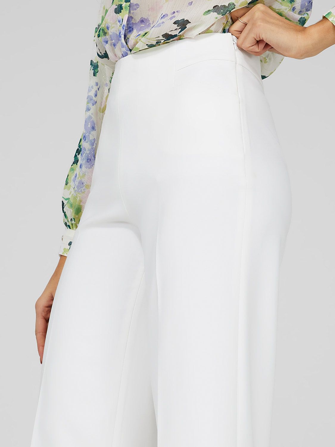 High Waisted Gaucho Pants sold by Suzy Shier product image thumbnail 2